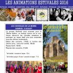 FESTIVITÉS ESTIVALES  2016