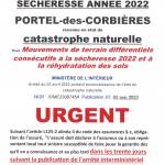 SÉCHERESSE 2022 - URGENT